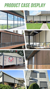 Factory Customized Transparent PVC Waterproof Windproof Outdoor Balcony <strong>Curtains</strong> for Garden Patio with <strong>Tubular</strong> <strong>Motor</strong> - Product Image 6