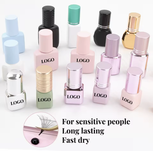 Premium eyelash extension adhesive super retention fast setting black clear lash <b>glue</b> for salon - Product Image 1