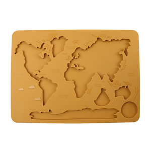 Silicone giáo dục Montessori trẻ mới biết đi bận rộn Hội Đồng Quản trị bản đồ ghép hình giáo dục sàn nhà giáo dục hoạt động bản đồ thế giới câu đố - Product Image 5