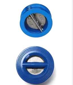 Válvula de Retención Tipo Mariposa de Doble Solapa DH77X-16Q para Bomba de Agua QT450-10/WCB/Acero Inoxidable con Sellado de Goma EPDM, Tamaño de Puerto de 2 Pulgadas - Product Image 5