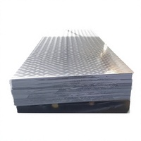 Tôle gaufrée en aluminium série 5000 à motif losanges pour compartiment de véhicule et atelier