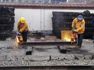 K1270 16 "16" מכונת חיתוך מסילה ניידת פנימית - Product Image 6