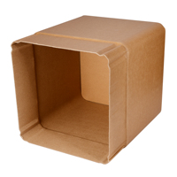 Boîte en carton rigide en papier kraft recyclé écologique avec impression quadricolore