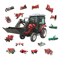 Mini Farm Tractors with Rotary Tiller, 4 Stroke