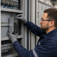 Alimentation électrique à découpage S8VK-S12024 120W DC24V 5A, sortie unique, haute efficacité industrielle, AC100-240V, rail DIN