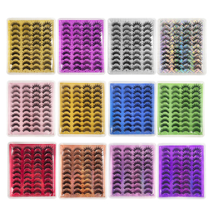 <span class=keywords><strong>Pestañas</strong></span> de Visón con <span class=keywords><strong>Pegamento</strong></span> Impermeable de Color, Removedor Segmentado, Prebase, <span class=keywords><strong>Pestañas</strong></span> Magnéticas Individuales de Visón con Delineador, Venta al por Mayor - Product Image 3