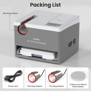 <span class=keywords><strong>Presse</strong></span> à Chaud Entièrement Automatique 3-en-1 Intégrée pour Tasses, Casquettes et Plaques Plates 30x38cm – Machine de <span class=keywords><strong>Sublimation</strong></span> pour Impression Personnalisée de Vêtements - Product Image 4