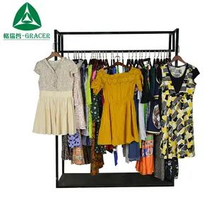 Прямой поставщик ukay хлопковое платье для женщин б/у летняя одежда для продажи