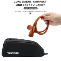 Antivol RIDERACE en silicone pour vélo avec clés, pour VTT et vélo de route, antivol portable pour casque de cyclisme, haute sécurité