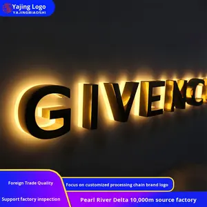 Grensoverschrijdende Exclusieve Levering Belettering Reclameborden Storefront Verlichte Borden Acryl Precisie Metaal - Product Image 5