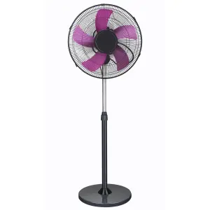 High Quality 360 Degree Custom Air Cooling Low Noise 16 inch Stand Fan for Home Office