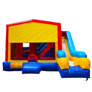 Đảng sự kiện mục tiêu sử dụng thương mại lớp PVC <span class=keywords><strong>bouncy</strong></span> nhảy lâu đài trẻ em Bouncer dây đeo Blower lâu đài Inflatable lâu đài với cửa ra vào - Product Image 2