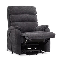 Fauteuil releveur électrique CJSmart, position infinie à 180 degrés, inclinable et pliable, tissu en microfibre
