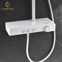 Robinet Kaiping à affichage numérique LED blanc pour salle de bain baignoire et douche colonne mélangeur système griferia de ducha douche