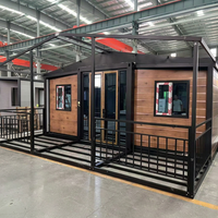 Maisonnette Modulaire Préfabriquée Pliable et Extensible Premium Magic Breathable de 40 pieds – Cabine Conteneur, Appartement Mobile, Hôpital