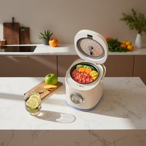 Cuiseur à riz multifonction 110V 1,2L, <span class=keywords><strong>petit</strong></span> format, avec cuve antiadhésive 200W et plateau vapeur pour aliments pour bébés et bouillie, pour 1 à 3 personnes, exportation US - Product Image 1