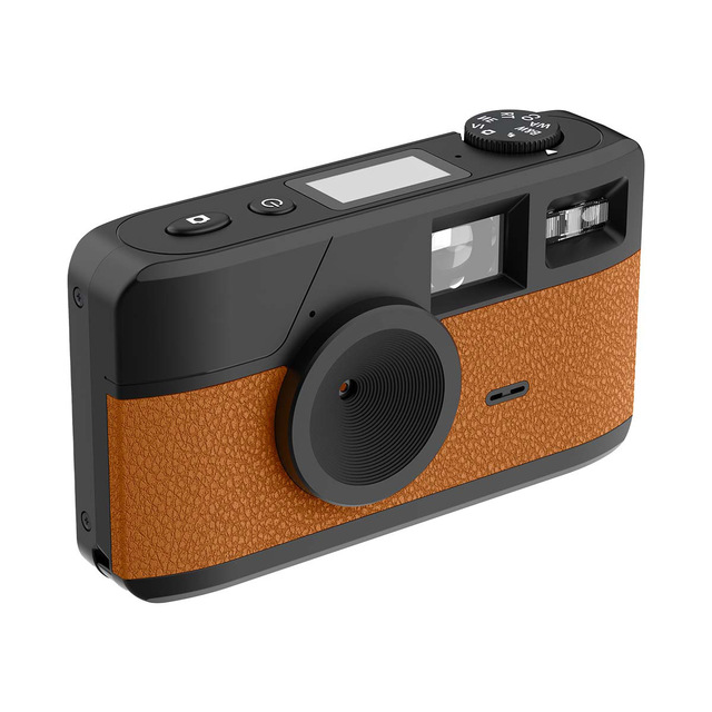 Retro No Screen Digital Camera CMOS 8MP Effective Pixel 8 Mode Filter LED Flash Counter Displacement Image Stabilization K1