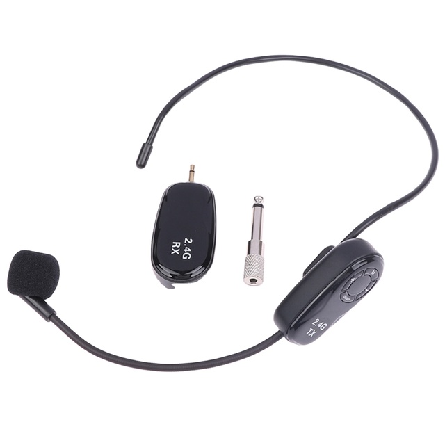 FM Microphone Wireless Transmitter Headsets Microphone Mic for Teacher Microphones Headset