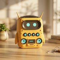 Robot d'apprentissage IA multicolore de dessin animé, IA personnalisée pour la création d'identités, Haut-parleur éducatif WiFi pour enfants