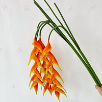 Oiseau de paradis artificiel suspendu, fleur décorative, élégante plante d'intérieur et d'extérieur, collection de fleurs