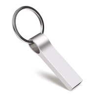 Flashdisk USB Logam Custom Logo Gratis 1GB 2GB 4GB 8GB 16GB Pen Drive Bisnis Memory Stick USB Kreatif Clé USB Drive