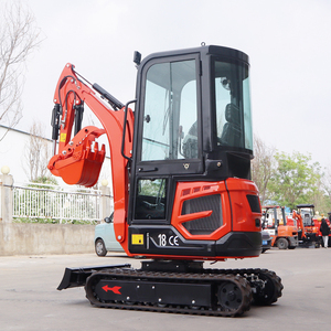 Miễn Phí Vận Chuyển Epa Động Cơ 1.8 Tấn Micro Máy Xúc Trang Trại Trang Trại Thủy Lực Nhỏ Digger Máy Cảnh Quan Cao Su Theo Dõi Mini Bagger - Product Image 5