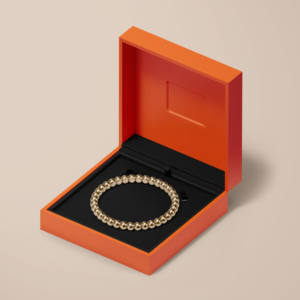 Customized logo for high-end purple Pu <b>leather</b> ring box and jewelry packaging box - Product Image 4