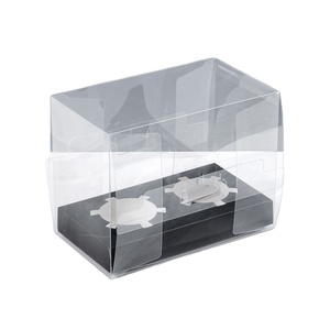 Cup cake boxes for2/ 4/6/12 mini cup cakes PVC cupcake boxes