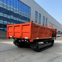 Mini camion à benne basculante autochargeur JH Crawler 4x4 Moteur diesel Capacité de 1,5 tonne Transporteur de palmiers à huile avec moteur Changchai