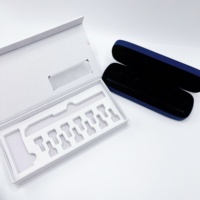 Boîte rigide personnalisée en carton recyclable avec logo mat, fentes, revêtement UV, fermeture magnétique, pour stylos applicateurs jetables de 3 ml