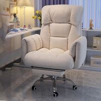 Chaise de bureau exécutive surdimensionnée, chaise de bureau pivotante réglable avec dossier haut, chaise confortable pour le bureau à domicile
