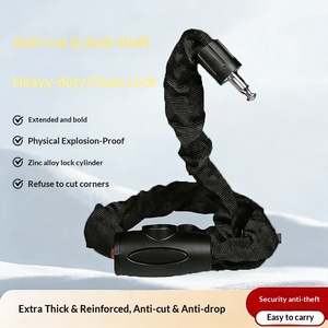 Antivol <span class=keywords><strong>porte</strong></span>-clés anti-effraction <span class=keywords><strong>pour</strong></span> vélos, VTT, véhicules électriques, motos, portes vitrées et voitures - Product Image 5