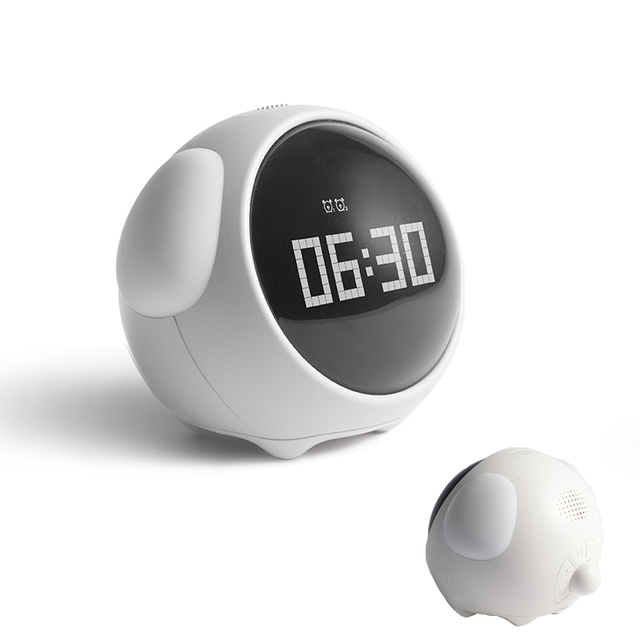 Lovely Children Voice Control Light Smart Alarm Clock Reloj Digital Kids Snooze Table Alarm Clock