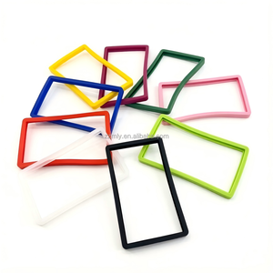 MILAIYOU Shockproof Soft Silicone Graded <b>Card</b> Sleeve, Buckle Style Color Anti-Drop <b>Card</b> Protective Case - Product Image 4