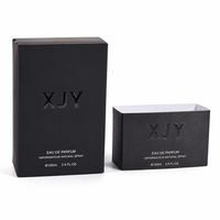 Emballage en carton avec logo XJY imprimé, pelliculage mat, impression offset et revêtement UV pour emballage de parfum