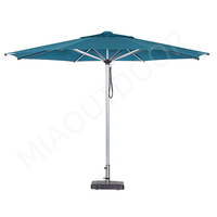 MIA Piscina Comedor Sombrilla Jardín al aire libre Aluminio Sombrilla Patio Sombrilla para playa