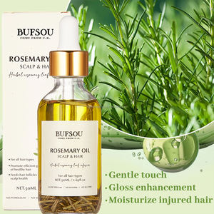 Marque privée Huile d'argan bio vegan Romarin Huile de tressage Aliments pour cheveux Soins du cuir chevelu Huile de croissance des cheveux Sérum pour femmes noires - Product Image 2