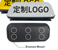 Ipartner Taxi Top Light Box Small LED Taxi Roof Sign Magnet Waterproof Durable High Brightness UV Resistant Advertising Display