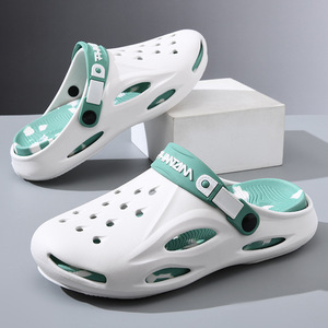 <b>Clogs</b> Men White EVA Sole Non Slip Comfortable Summer Sandals Size 36 45 Camouflage Pattern One Piece Injection Molding - Product Image 1