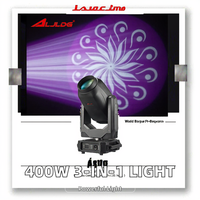 400W 3-en-1 Tête Mobile LED Stage Light Beam Spot Wash avec RDM CTO Rich Patterns pour Banquets de Mariage DJ Disco-BSW Light
