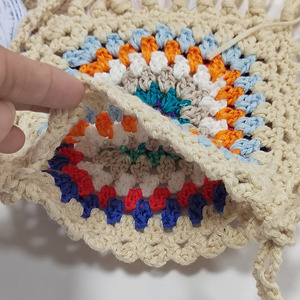 Tinkin — <span class=keywords><strong>sac</strong></span> à main Crochet carré pour femme, sacoche à bandoulière fait main, <span class=keywords><strong>sac</strong></span> pour téléphone, fourniture d'usine - Product Image 5