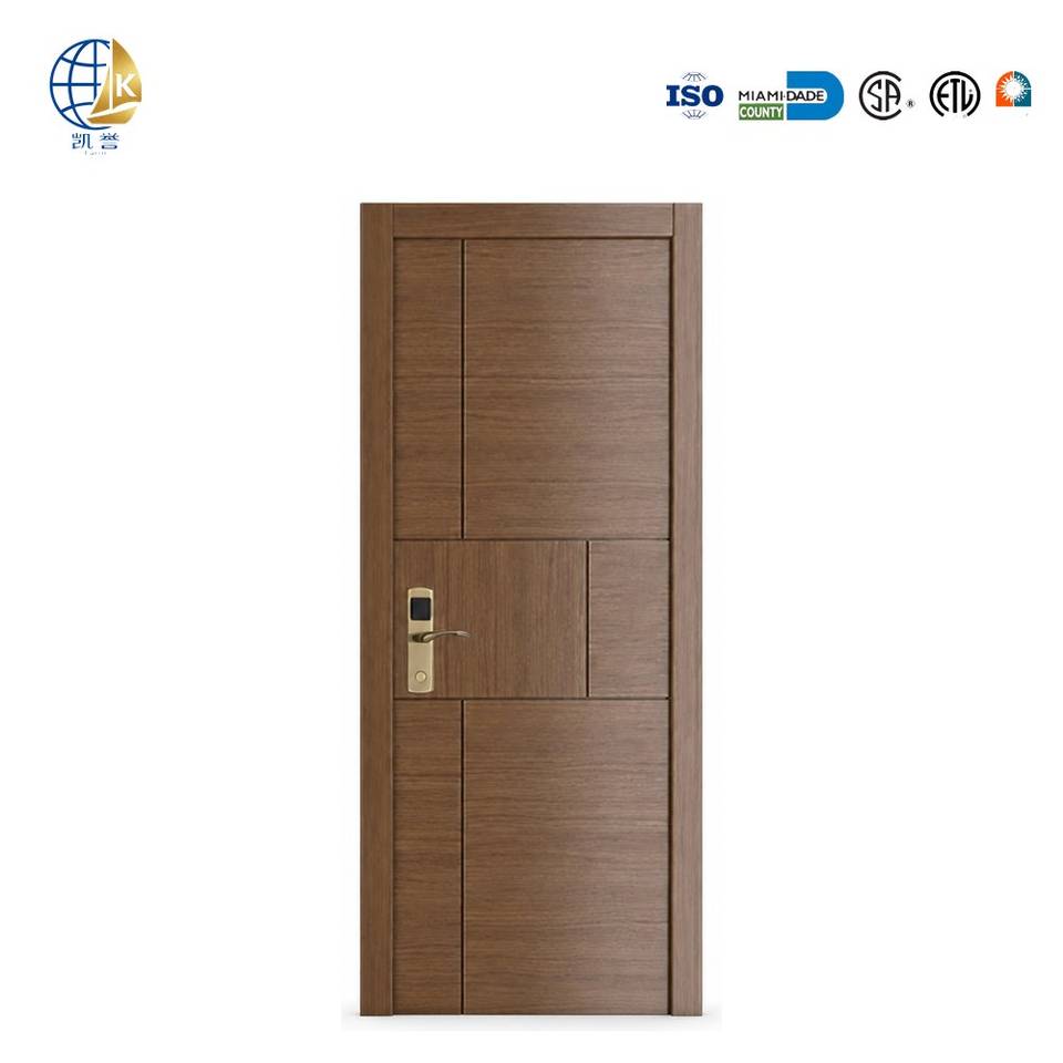 Factory Direct Modern Solid Wood Finished Interior Door Set Custom Size ...