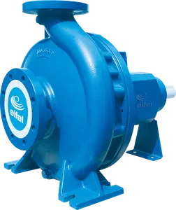 Pompe centrifuge à un étage de boîtier en fonte à haut rendement 4 tailles arbre Drainage d'eau électrique Marine OEM personnalisable