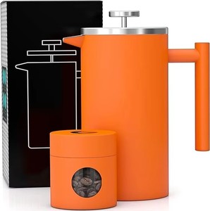 Unisweet Classic – Ensemble Presse-Agrumes et Pot à <span class=keywords><strong>Café</strong></span> en Acier Inoxydable 304 – Extraction de <span class=keywords><strong>Café</strong></span> Pur et Fort – Modè<span class=keywords><strong>le</strong></span> Durable et Résistant à la Rouille - Product Image 1