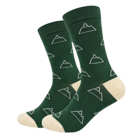 Chaussettes personnalisées avec logo sur toute la surface, chaussettes en coton jacquard de haute qualité, chaussettes habillées pour femmes, chaussettes colorées pour festivals, chaussettes amusantes et originales pour hommes.
