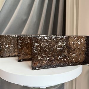 Mattoni in Vetro Cristallo ADL Marrone con Motivo Stampato UV, Blocchi di Vetro <span class=keywords><strong>Dipinti</strong></span> a Caldo per Pareti, Artigianato in Cristallo per Casa e Altri Usi - Product Image 2