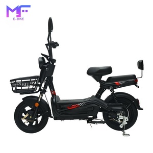 <span class=keywords><strong>Bicicleta</strong></span> Eléctrica de Alta Calidad al por Mayor, Nuevo Modelo, Neumático Grueso de 14 Pulgadas, Dos <span class=keywords><strong>Ruedas</strong></span>, 350W, Acero al Carbono, Motor sin Escobillas, Freno de Disco Doble - Product Image 5