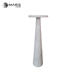 Nuevo hogar <span class=keywords><strong>Deco</strong></span> italiano Bianco Carrara mármol blanco mesa de centro personalizada mesa auxiliar redonda Natural - Product Image 5