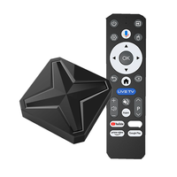 Q1 Mini Plus Rk3518 2 Go de RAM 16 Go de ROM BoxTv 4k Moins cher Android 14 Télécommande vocale Fire Tv Stick 4k Smart TvBox Set-Top Box