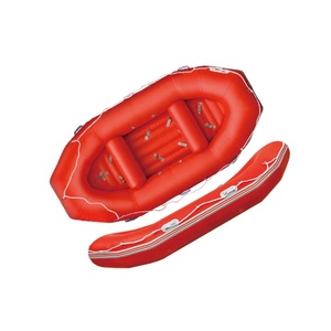Bote Inflable Deportivo de PVC para 3-4 Personas, Regalo de China, para Rafting y Navegación, con Bomba de Aire - Product Image 1